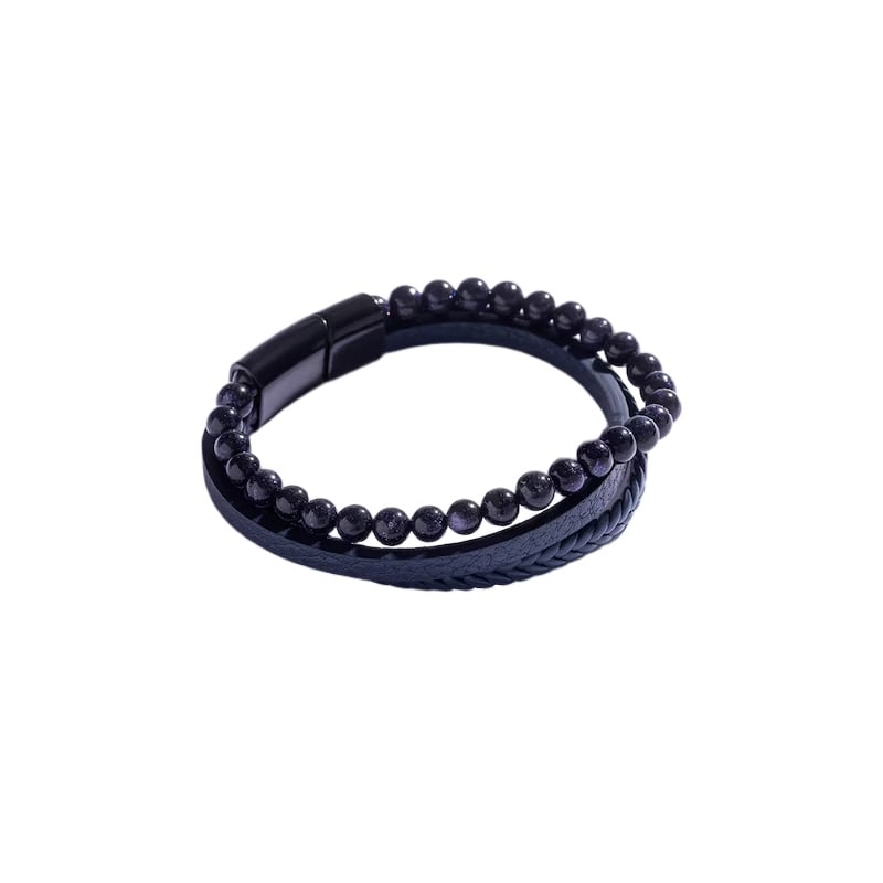 Nadčasový trojitý náramek pro muže MCGB5036 Marc Malone