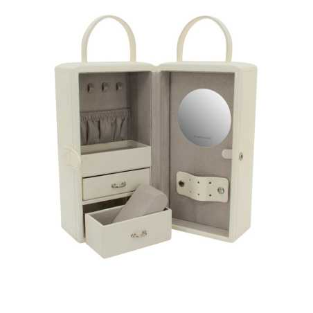 Luxusní bílá šperkovnice Milano 20141-9 Friedrich Lederwaren