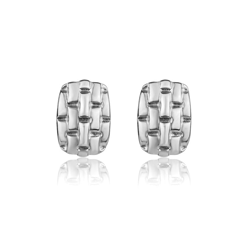 Extravagantní ocelové náušnice Cassidy Silver Earrings MCE24007S Marc Malone Extravagantní ocelové náušnice Cassidy Silver Earrings MCE24007S Marc Malone