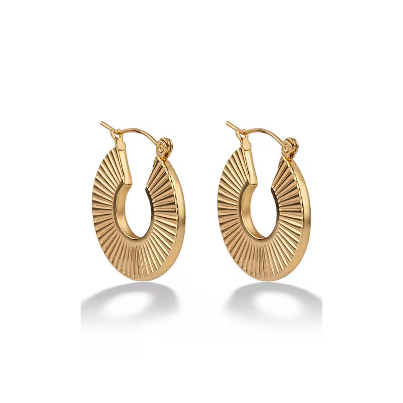 Pozlacené kruhové náušnice z oceli Opaline EWE250197G Emily Westwood Pozlacené kruhové náušnice z oceli Opaline EWE250197G Emily Westwood