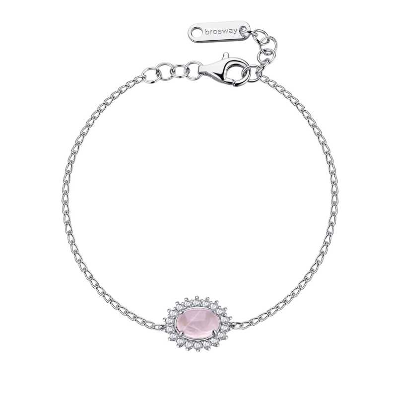 Stříbrný náramek s růženínem a zirkony Fancy Vibrant Pink FVP122 Brosway Stříbrný náramek s růženínem a zirkony Fancy Vibrant Pink FVP122 Brosway