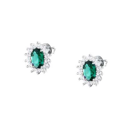 Luxusní stříbrné pecky s kubickými zirkony Tesori SAIW286 Morellato