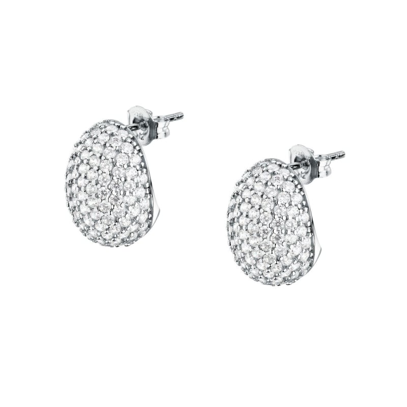Oslnivé stříbrné náušnice Pave` SAZB16 Morellato Oslnivé stříbrné náušnice Pave` SAZB16 Morellato