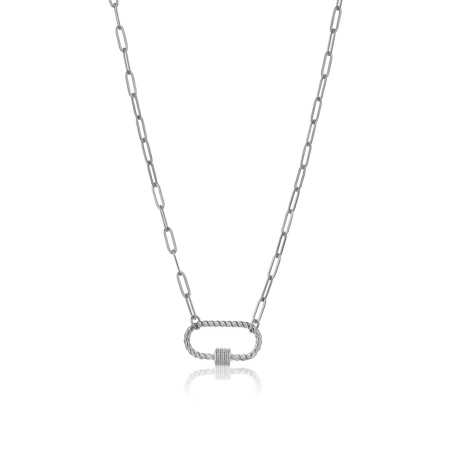 Originální ocelový náhrdelník Hailey Silver Necklace MCN23016S Marc Malone