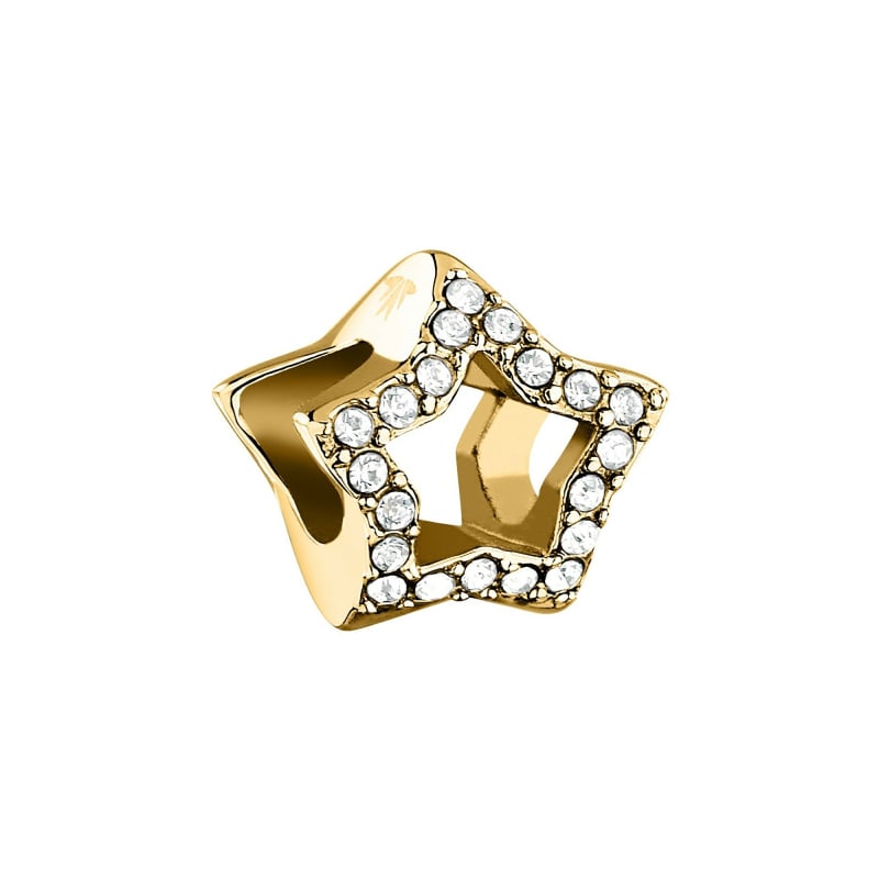 Pozlacený korálek hvězdičky s krystaly Drops SCZ1403 Morellato