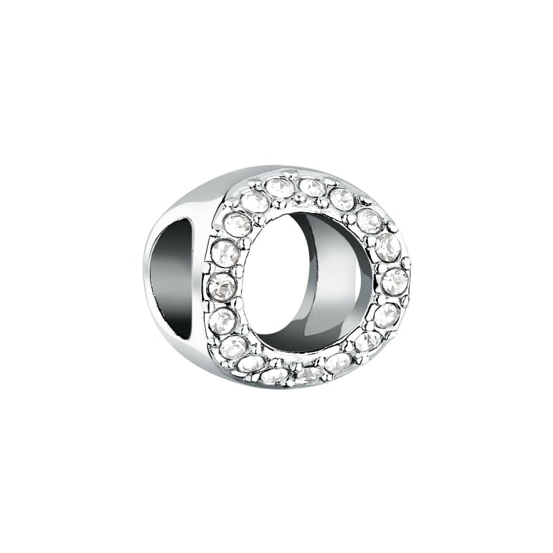 Stylový ocelový korálek Kroužek s krystaly Drops SCZ1404 Morellato