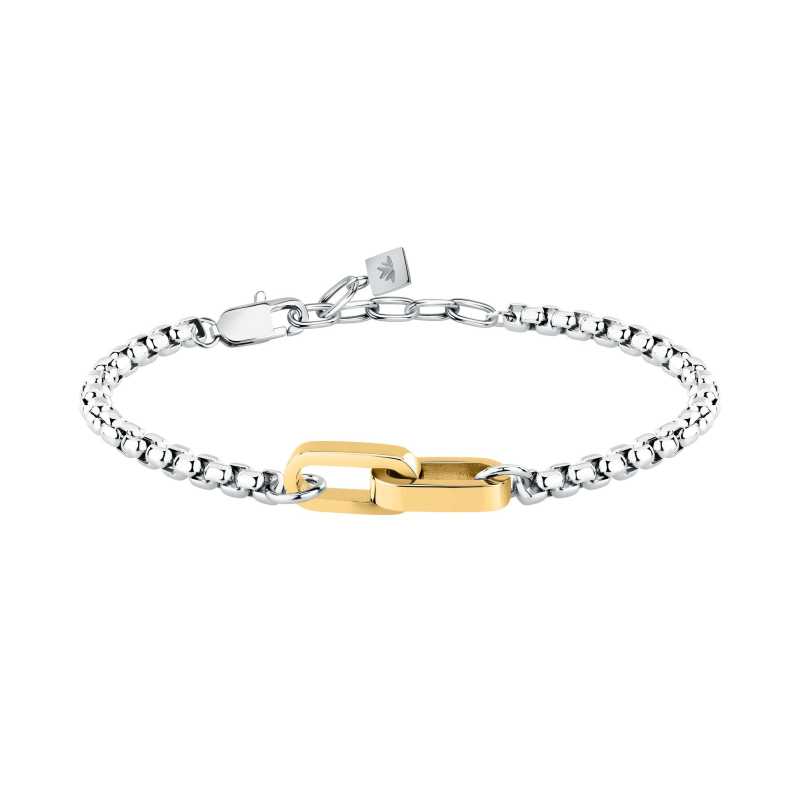 Minimalistický bicolor náramek pro muže Motown SABY14 Morellato Minimalistický bicolor náramek pro muže Motown SABY14 Morellato