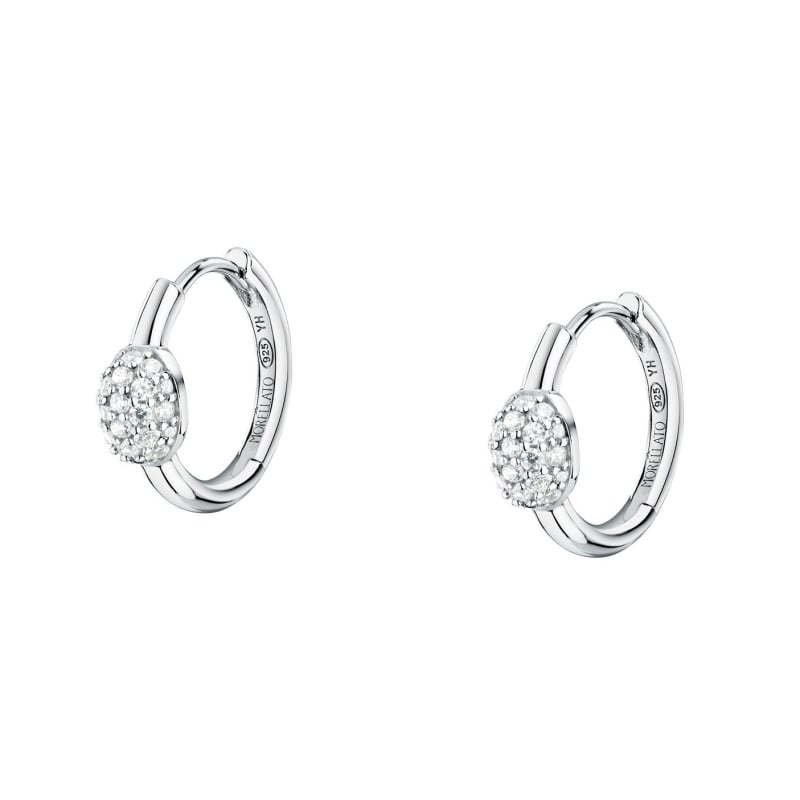 Stříbrné kruhy s kubickými zirkony Pavé SAZB18 Morellato Stříbrné kruhy s kubickými zirkony Pavé SAZB18 Morellato