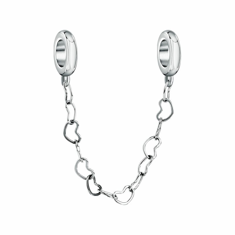 Ocelový bezpečnostní řetízek se srdíčky Drops SCZ1411 Morellato Ocelový bezpečnostní řetízek se srdíčky Drops SCZ1411 Morellato