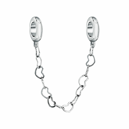 Ocelový bezpečnostní řetízek se srdíčky Drops SCZ1411 Morellato