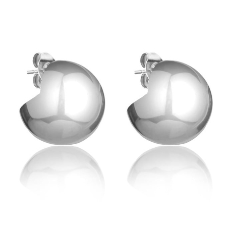 Ocelové náušnice Carter Silver Earrings MCE24036S Marc Malone