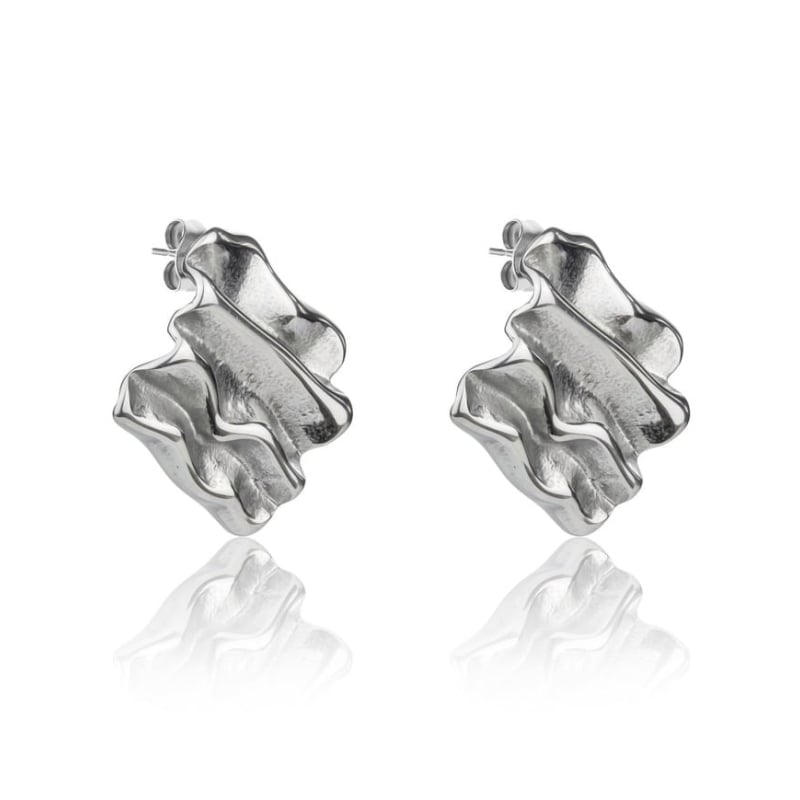 Moderní ocelové náušnice MCE24015S Marc Malone