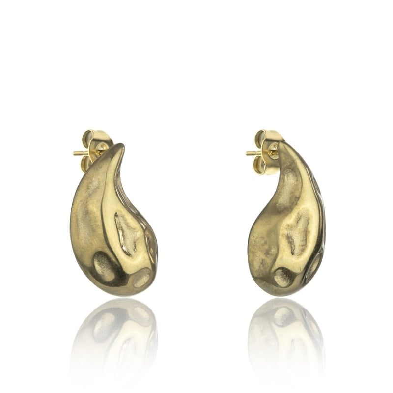 Stylové pozlacené náušnice Tear Drop MCE24030G Marc Malone Stylové pozlacené náušnice Tear Drop MCE24030G Marc Malone