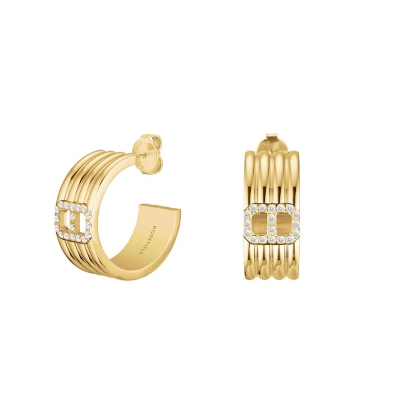 Moderní pozlacené s čirými krystaly Fine Octagon JEOSG-J1181 Rosefield Moderní pozlacené s čirými krystaly Fine Octagon JEOSG-J1181 Rosefield