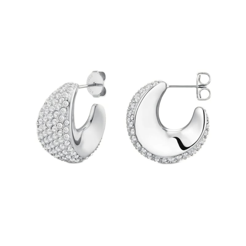 Blyštivé kruhy z oceli Pavé JEPMS-J1225 Rosefield Blyštivé kruhy z oceli Pavé JEPMS-J1225 Rosefield