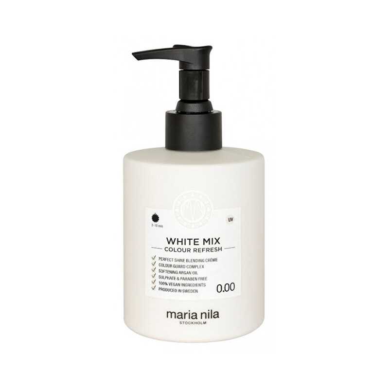 Vyživující maska bez barevných pigmentů k dotvoření pastelových odstínů White (Colour Refresh Mask) Maria Nila - 100 ml Vyživující maska bez barevných pigmentů k dotvoření pastelových odstínů White (Colour Refresh Mask) Maria Nila - 100 ml