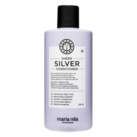 Hydratační kondicionér neutralizující žluté tóny vlasů Sheer Silver (Conditioner) Maria Nila - 300 ml