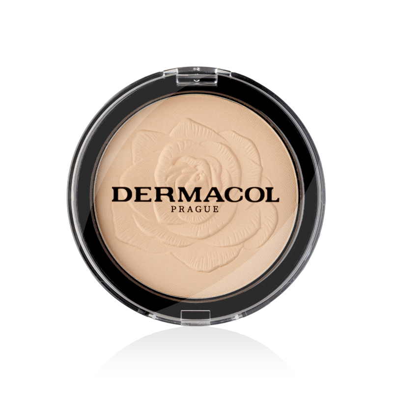 Kompaktní pudr s reliéfem růže Dermacol / Odstín: 4 - 8 g