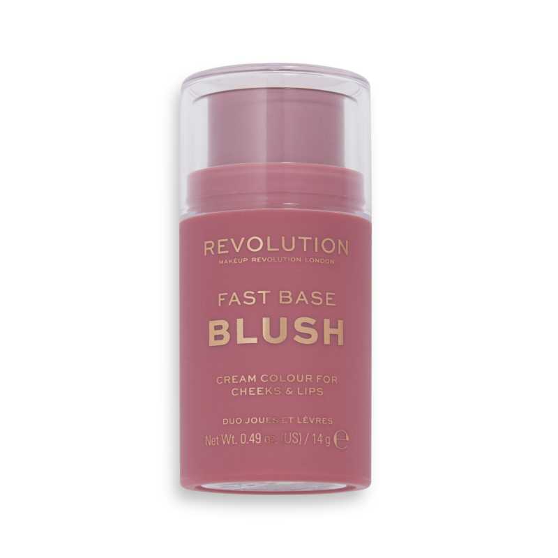 Tvářenka Fast Base (Blush) Revolution / Odstín: Rose - 14 g Tvářenka Fast Base (Blush) Revolution / Odstín: Rose - 14 g