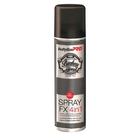 Sprej 4 v 1 pro péči o holicí a stříhací nástroje (Spray FX 4in1) Babyliss Pro - 150 ml