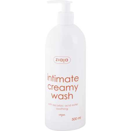Krémový intimní gel s kyselinou askorbovou proti podráždění (Intimate Creamy Wash) Ziaja - 500 ml
