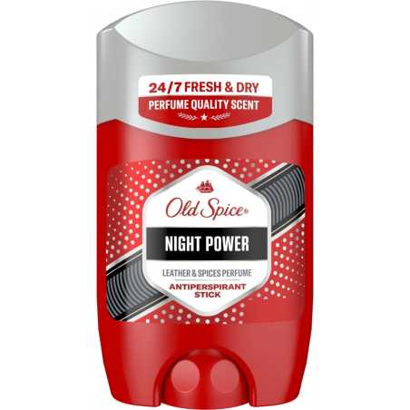 Tuhý antiperspirant Night Power (Antiperspirant Stick) Old Spice - 50 ml