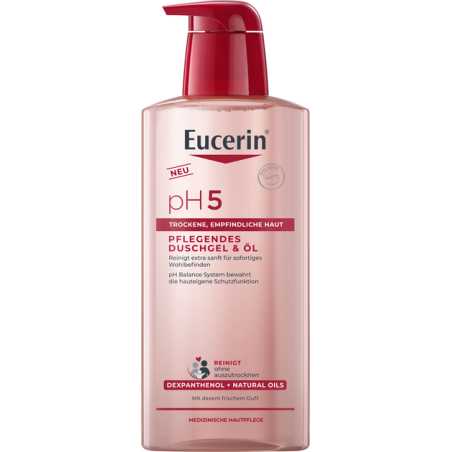 Sprchový gel & olej pH5 (Shower Gel & Oil) Eucerin - 400 ml