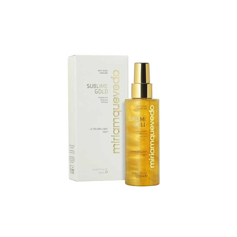 Rozjasňující mlha na vlasy Sublime Gold (Ultra-Brilliant Mist) Miriam Quevedo - 150 ml