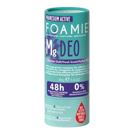 Tuhý deodorant s magnéziem Rain In The Woods (Deodorant) Foamie - 40 g