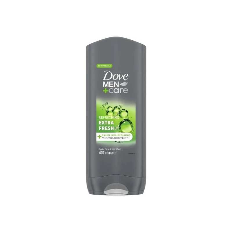 Osvěžující sprchový gel pro muže Men+Care Extra Fresh (Body, Face & Hair Wash) Dove - 400 ml Osvěžující sprchový gel pro muže Men+Care Extra Fresh (Body, Face & Hair Wash) Dove - 400 ml