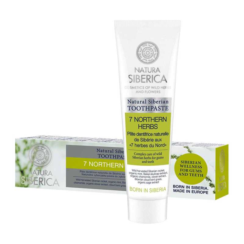 Přírodní zubní pasta 7 Northern Herbs (Natural Siberian Toothpaste) Natura Siberica - 100 g Přírodní zubní pasta 7 Northern Herbs (Natural Siberian Toothpaste) Natura Siberica - 100 g