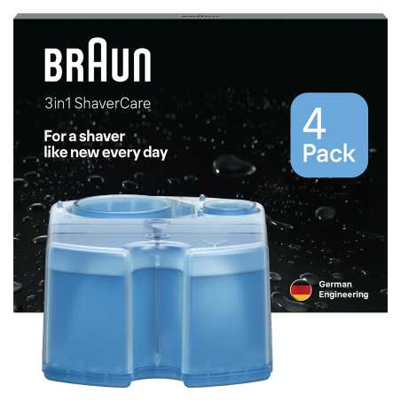 Náhradní kazety pro čisticí stanice 3in1 ShaverCare Braun - 4 ks