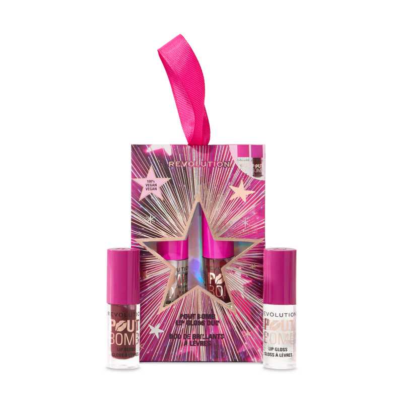 Dárková sada Pout Bomb Plumping Mini Lip Gloss Set Mauve Revolution Dárková sada Pout Bomb Plumping Mini Lip Gloss Set Mauve Revolution