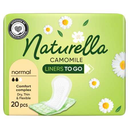 Slipové vložky To Go Plus Naturella - 20 ks