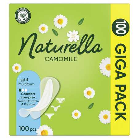 Slipové vložky Light Camomile Naturella - 100 ks