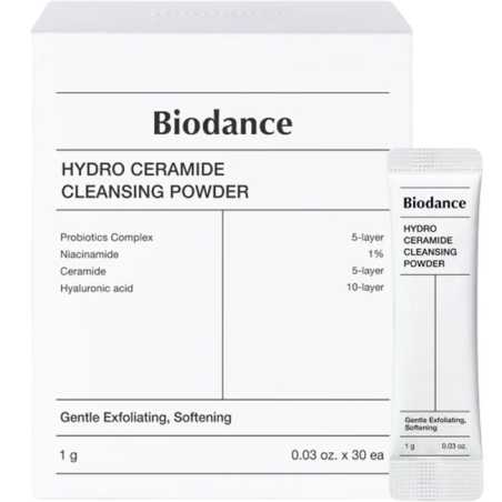 Čisticí prášek Hydro Ceramide (Cleansing Powder) Biodance - 30 x 1 g