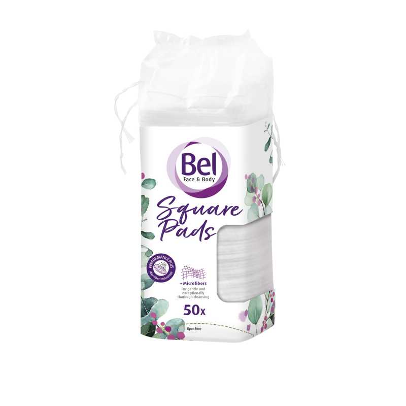 Čtvercové odličovací tampony Face & Body Cosmetic Bel - 50 ks