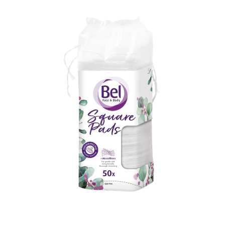 Čtvercové odličovací tampony Face & Body Cosmetic Bel - 50 ks