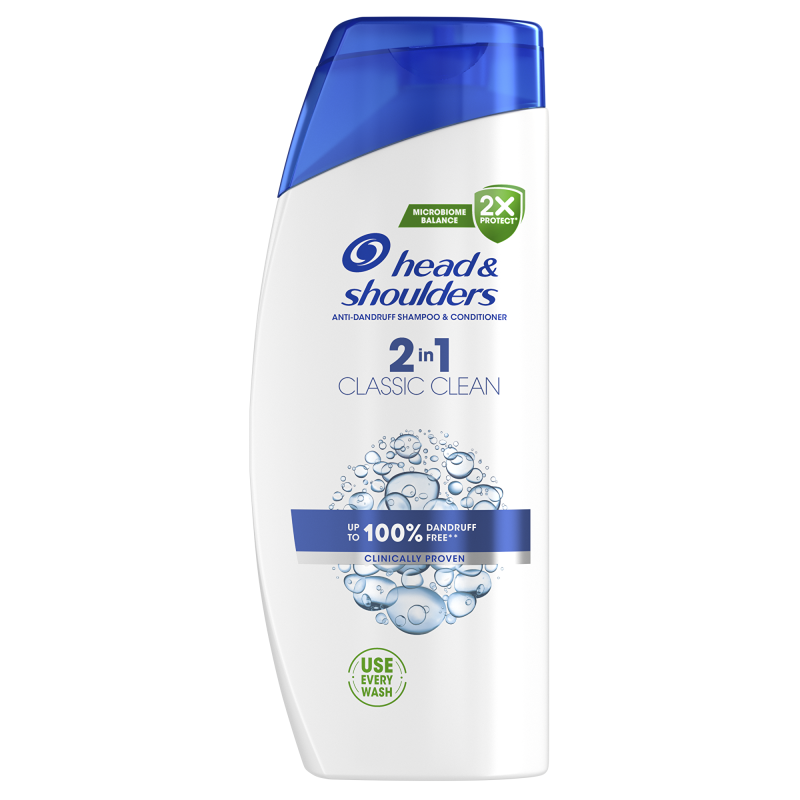Šampon a kondicionér 2v1 Classic Clean (Anti-Dandruff Shampoo & Conditioner) Head & Shoulders - 400 ml Šampon a kondicionér 2v1 Classic Clean (Anti-Dandruff Shampoo & Conditioner) Head & Shoulders - 400 ml