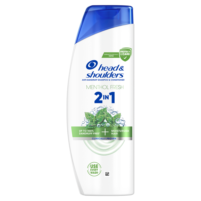 Šampon a kondicionér 2v1 Menthol Fresh (Anti-Dandruff Shampoo & Conditioner) Head & Shoulders - 330 ml Šampon a kondicionér 2v1 Menthol Fresh (Anti-Dandruff Shampoo & Conditioner) Head & Shoulders - 330 ml