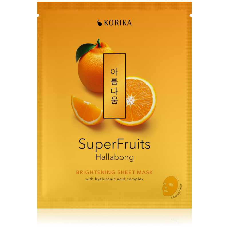 Rozjasňující plátýnková maska Superfruits Hallabong (Brightening Sheet Mask) Korika - 25 g Rozjasňující plátýnková maska Superfruits Hallabong (Brightening Sheet Mask) Korika - 25 g