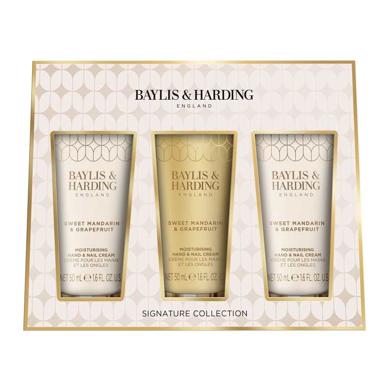 Dárková sada krémů na ruce Mandarinka & Grapefruit Baylis & Harding - 3 x 50 ml Dárková sada krémů na ruce Mandarinka & Grapefruit Baylis & Harding - 3 x 50 ml