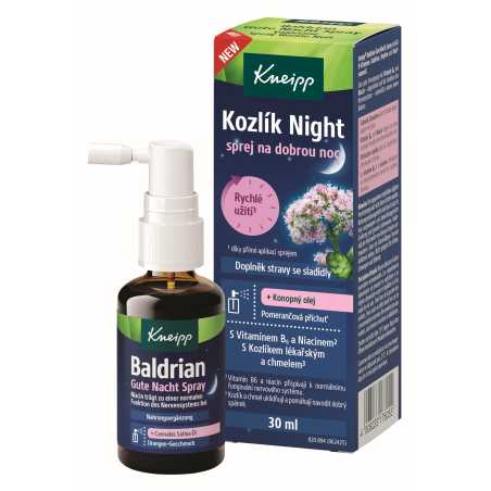 Sprej na dobrou noc Kozlík Night Kneipp - 30 ml
