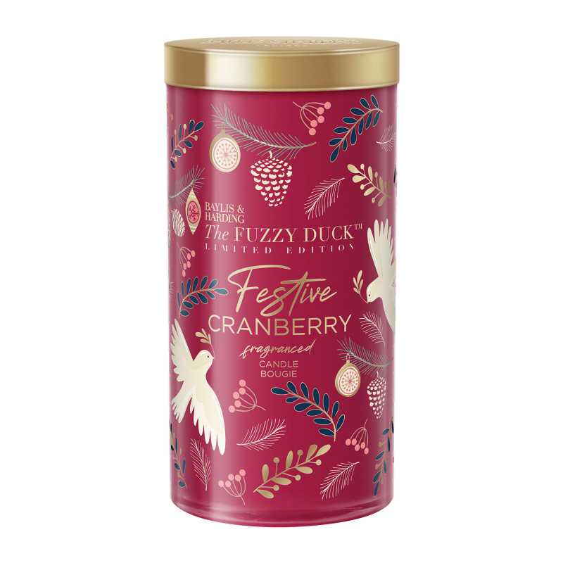 Vonná svíčka Zimní království Festive Cranberry (Fragranced Candle) Baylis & Harding - 390 g Vonná svíčka Zimní království Festive Cranberry (Fragranced Candle) Baylis & Harding - 390 g