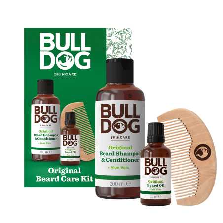 Dárková sada Skincare Original Beard Care Kit Bulldog