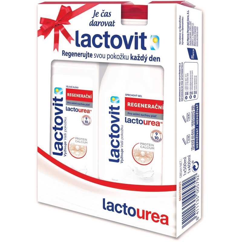 Dárková sada regenerační tělové péče Lactourea Lactovit
