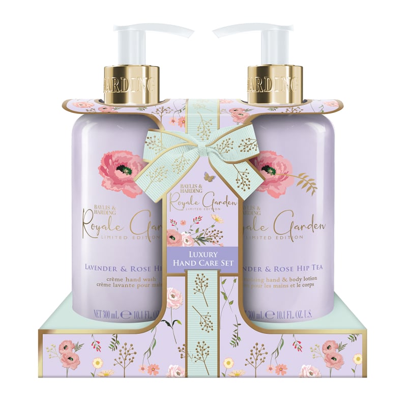 Dárková sada péče o ruce Levandule & Šípkový čaj Baylis & Harding - 2 x 300 ml