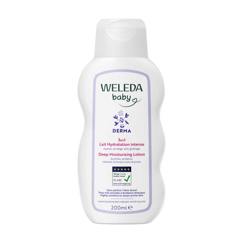 Hydratační mléko 3v1 Derma (Deep Moisturising Lotion) Weleda - 200 ml