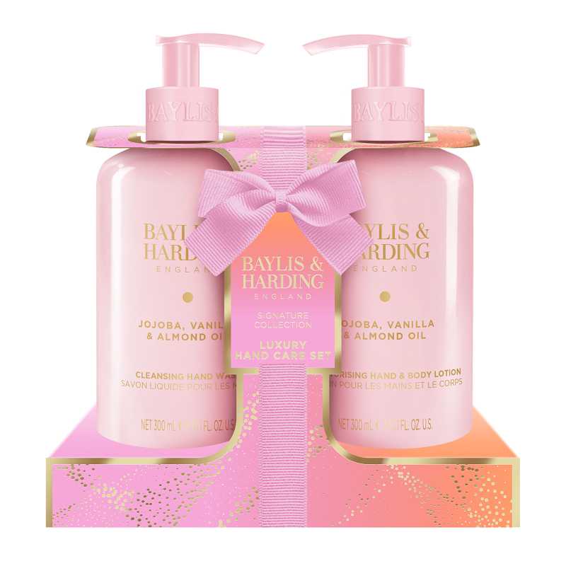 Dárková sada Jojoba, Vanilka & Mandlový olej 2 × Baylis & Harding - 300 ml Dárková sada Jojoba, Vanilka & Mandlový olej 2 × Baylis & Harding - 300 ml