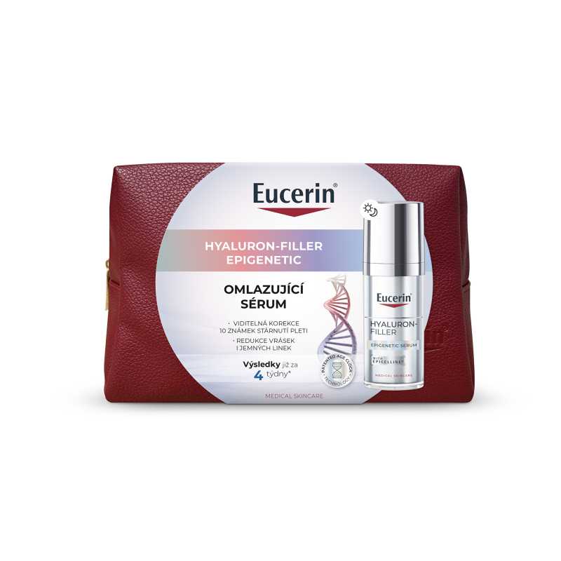 Omlazující pleťové sérum s kosmetickou taškou Hyaluron-Filler (Epigenetic Serum) Eucerin - 30 ml Omlazující pleťové sérum s kosmetickou taškou Hyaluron-Filler (Epigenetic Serum) Eucerin - 30 ml